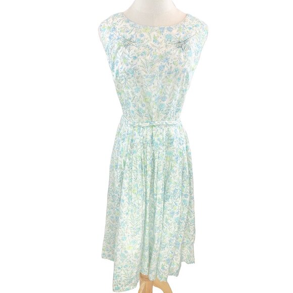 Vintage 60's Colony Classics Floral Tie Waist Dress - Picture 1 of 10